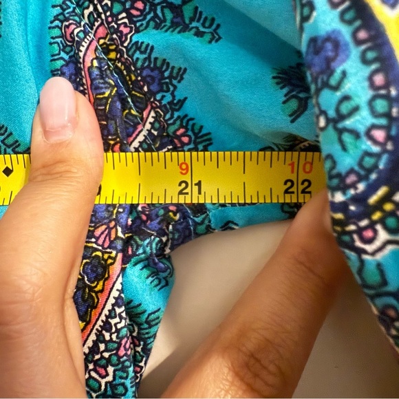 Talbots Top Womens Extra Large Paisley Button Front Mature Art Artsy Ladies - Picture 10 of 10